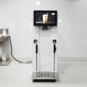 Espumador de Leche Comercial PANCERKA para Espresso, Herramienta para Baristas con Función Automática de Agua Caliente, Carcasa de Acero Inoxidable - Product Image 3