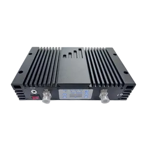 Amplificador de sinal GSM900 WCDMA2100MHz de banda dupla com controle de ganho automático, repetidor de sinal MGC de alta potência