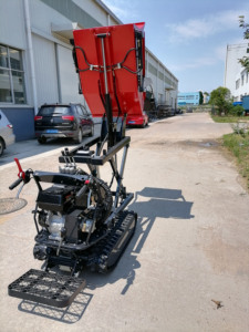 Nuovo Mini Dumper per carriola da 2023 500kg con Briggs stratton Mini Dumper da cantiere Mini trasportatore cingolato con <span class=keywords><strong>tippi</strong></span> idraulico - Product Image 3