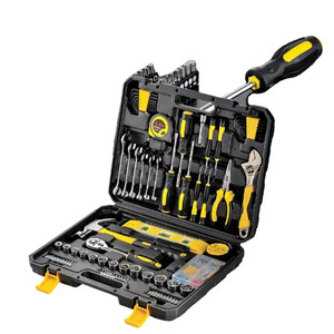 Juego de Herramientas Multifuncionales para el Hogar de 108 Piezas, Caja de Herramientas de Metal Resistente para Carpintería, Reparación y Mantenimiento de Automóviles - Product Image 5