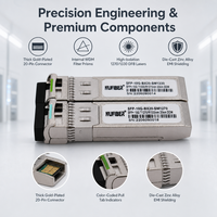Module transceiver optique 10G SFP+ BiDi pour le déploiement du dernier kilomètre du réseau d'accès Fibre à Domicile (FTTx) et la liaison de retransmission