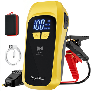 OEM ODM, Arrancador de Coches Portátil de 12000 mAh, Dispositivo de Arranque de 12 V con Cargador Inalámbrico, Linterna LED TH-JS-201 de Alta Potencia - Product Image 6