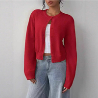 Manteau court en maille de style western haut de gamme, disponible en plusieurs couleurs, pour la fourniture directe aux fabricants, commandes en gros, personnalisation OEM/ODM