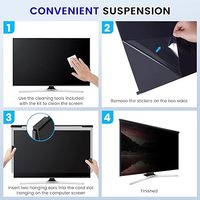 Protection d'écran anti-espion en acrylique ultra-fin de 32 pouces, 0,3 mm, haute transparence, pour moniteur d'ordinateur