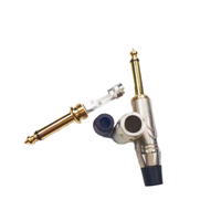 Prise audio mono 6,35 mm (1/4 pouce) à souder, connecteur à 2 pôles avec coque métallique pour câble audio de guitare électrique