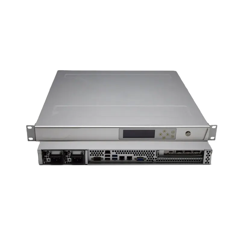 (Anystream420H) 캐리어급 통신사 iptv 스트리밍 서버 시스템 20 채널 1080p hd SD 트랜스 코더 h.265 낮은 비트 전송률에서