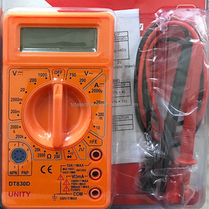 DT-830D multimetro digitale piccolo con suono ronzante secondo e terzo livello tubo palmare multimetro digitale all'ingrosso in magazzino - Product Image 3