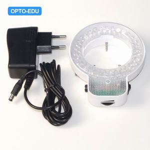 Lampe d'anneau stéréo du <span class=keywords><strong>microscope</strong></span> A56.1211-B OPTO-EDU 12V <span class=keywords><strong>LED</strong></span> avec 56/64/144 <span class=keywords><strong>LED</strong></span> Dia.61mm - Product Image 2