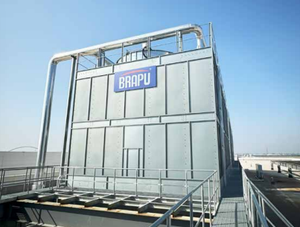 Nhà máy trực tiếp brapu tiết kiệm năng lượng siêu thấp tiếng ồn cường độ cao kim loại mở crossflow tháp thân thiện với môi Tinh Chế hóa dầu - Product Image 2