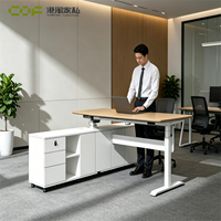 Bureau debout réglable ergonomique moderne, mobilier de bureau réglable, bureau à domicile, bureau modulaire