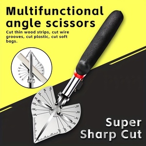 Multifunzione Mini forbici taglio bordo liscio strumenti a mano per il taglio di gomma maniglia Multi-angolo di regolazione Trunking - Product Image 5