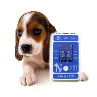 Moniteur vétérinaire portable multi-paramètres de haute qualité, moniteur de pression artérielle vétérinaire, oxymètre de pouls SPO2 Temp pour chiens et chats