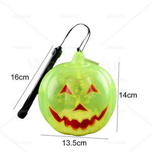 Halloween LED bí ngô trang trí mới được phong cách sáng bí ngô cầm tay đèn lồng lừa trang trí đạo cụ - Product Image 5