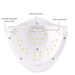120W UV LED Nail <b>Lamp</b> 36 Beads Private Label Gel Polish Extension Dryer Phototherapy Curing Light - Product Image 6