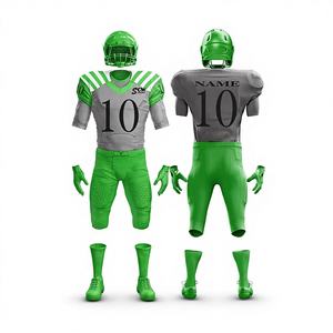 Divisa Personalizzata per Football Americano e Rugby, Maglia da Competizione, Uniforme da Allenamento, Completo Sportivo con Stampa Logo del Pallone, Stampa Digitale - Product Image 1