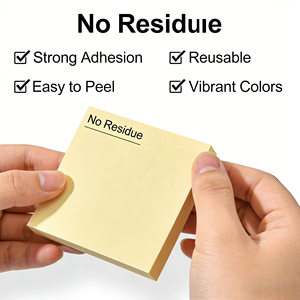 Notas Adhesivas Personalizadas de Colores, Fuerte Adhesión, Sin Residuos, Reutilizables y Vibrantes, Perfectas para Recordatorios de Oficina/Estudio, Post-it - Product Image 1