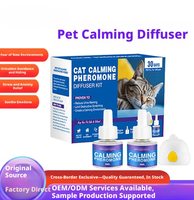 Kit diffuseur de phéromones pour animaux de compagnie en stock – Diffuseur électrique apaisant anti-stress pour soulager l'anxiété des chats et des chiens