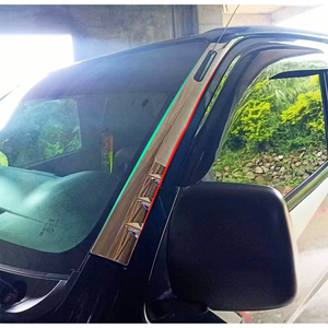 Kit de Accesorios para Ventana Delantera Cromados ABS para HIACE 2005-2018, Accesorios Exteriores para Carrocería, Kit de Carrocería - Product Image 2
