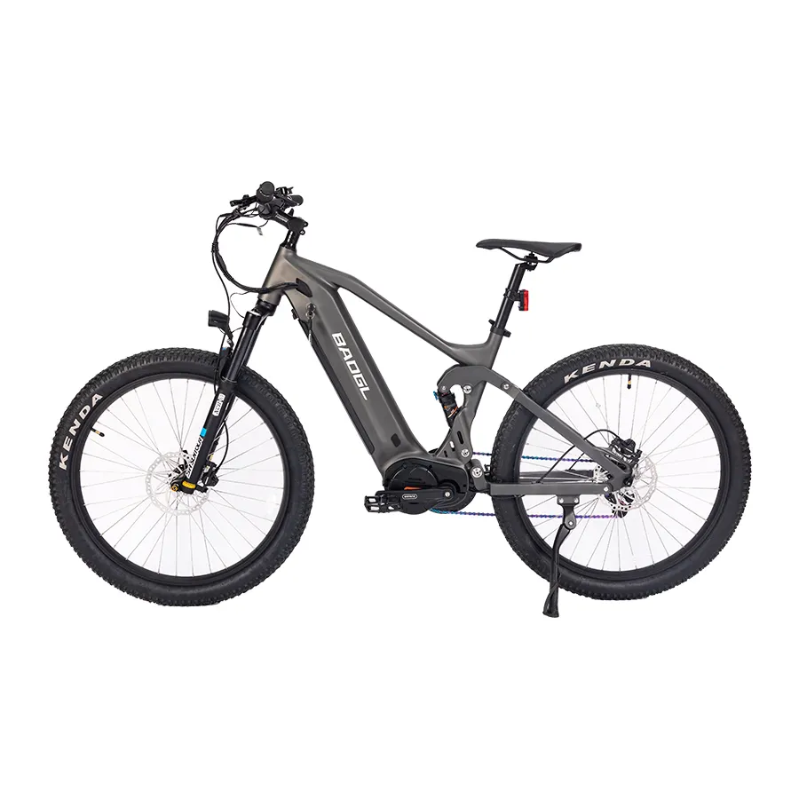 Vélo électrique de montagne haut de gamme à suspension complète Bafang G510 1000w moto de saleté électrique à entraînement moyen à vendre