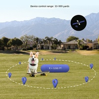 Collier intelligent de positionnement GPS GPRS sans fil pour chiens, étanche IPX6, en matériau ABS, pour extérieur, anti-perte, traceur d'animaux de compagnie