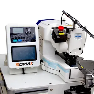 Somax SM-05BH Automatic Polo Shirts Button Holing Sewing Machine Industrial For Horizontal And Vertical Button Holing