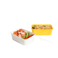 Conteneur alimentaire jetable en plastique PP de qualité alimentaire 650 ml, boîte durable pour le camping et les plats à emporter, étanche et compatible micro-ondes