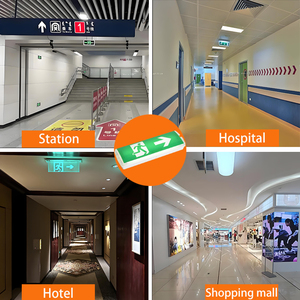 Tuoming Rechargeable Waterproof Ip65 Emergency Bulkhead Lamp Ceiling Surface Mounted Abs Led Emergency Exit Bulkhead <b>Lights</b> - Product Image 6