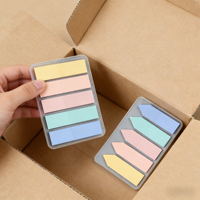 Bloc-notes autocollant en PET coloré, bloc-notes pop-up pour étudiants, bureau, enfants, marque-pages, fournitures éducatives