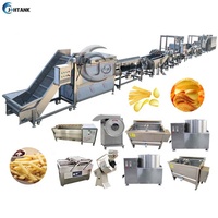 Hete Nieuwe Industriële Automatische Aardappelchips & Bevroren Frietlijn Voor Plantaardige En Fruitverwerkende Voedselverwerkingsapparatuur