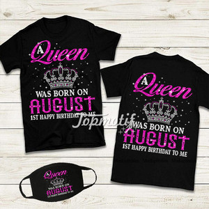 ولدت الملكة على حديد قوي على طباعة نقل للتيشيرت - Product Image 1