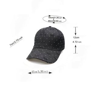 Nouvelle casquette de baseball pour femme à 6 panneaux en toile 100% polyester - Protection solaire décontractée pour l'extérieur, évacuation de l'humidité, toutes saisons - Product Image 6