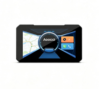 Aoocci C3 Pro Écran sans fil CarPlay pour moto 5 pouces Android Auto Navigation & GPS IP67 Étanche pour moto