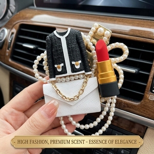 Difusor de Aromas para Auto, Portátil, Hecho a Mano, de Yeso de Alta Densidad, con <span class=keywords><strong>Clip</strong></span> de Ventilación, para Regalo de Chicas - Product Image 6