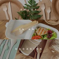 100% ensemble de couverts en bois compostables 300 pièces ustensiles en bois de bouleau fourchettes, couteaux, cuillères couverts jetables écologiques pour la fête
