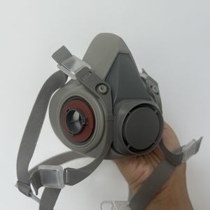 Máscara de media cara personalizada 6200 Cbrn Filter Nuclear Bong Tear <span class=keywords><strong>Anti</strong></span> Radiation Tactical Respirator Mask - Product Image 6