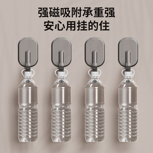 Magnetic <b>Hooks</b> Rectangle Reusable Strong Suction Fridge Organizer Home Use - Product Image 2