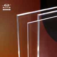 Plaque PMMA extrudée de qualité optique anti-rayures 2,0 mm 4H, 1,25*1,68 m, transparente, anti-jaunissement, pour écran tactile