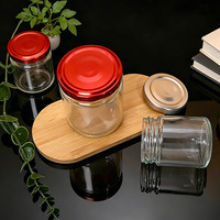 Bocaux en verre borosilicate hermétiques de qualité supérieure avec couvercles métalliques, empilables, compatibles lave-vaisselle, contenants alimentaires pour confitures, épices et projets DIY