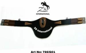 Logotipo personalizado Circunferencia de caballo ecuestre de calidad superior Cuero duradero Comodidad y ajustable para montar a caballo - Product Image 3