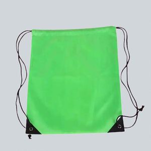 กระเป๋าเป้สะพายหลังแบบมีเชือกผูก ทำจากไนลอน พิมพ์โลโก้ได้ กันน้ำ ผลิตจากโพลีเอสเตอร์รีไซเคิล 210d พร้อมโลโก้ - Product Image 3