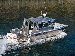 Bateau de pêche certifié CE en aluminium, bateau de travail, Barge d'atterrissage, 9 M 8M 27Ft - Product Image 2