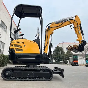 Hydraulic crawler Micro Digger Small Excavator 1.3 Ton Compact Mini Excavator for Sale