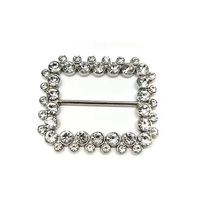 Nouveau Style Boucle De Curseur En Métal Western Strass Boucles De Ceinture Boucles En Métal Pour Cerclage