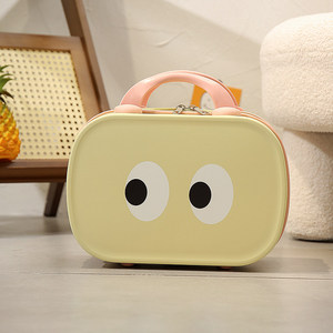 Nuovo Modello 2025 Valigia Portatile in Plastica da 14 Pollici, Beauty <span class=keywords><strong>Case</strong></span> da Viaggio, Piccolo Bagaglio, Borsa per il Trucco, Scatola Portaoggetti con Design Occhi Cartoon - Product Image 5