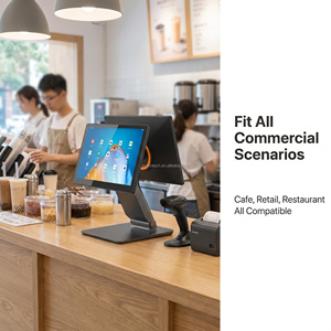 Terminal Punto de Venta (TPV) Plegable de 15.6/15'' con Android 11, Pantalla Táctil, Sistema de Caja Registradora Móvil para Tiendas/Restaurantes - Product Image 1