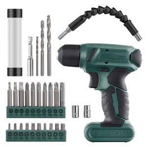 8V Lithium Cordless Drill Driver Kit With Bits <b>Set</b> For Home Maintenance - Product Image 1