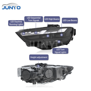 ไฟหน้ารถยนต์ระบบจูนิโอสำหรับ A3 ปี 2017-2020 เลนส์ LED ไฟวิ่งกลางวัน ให้ความสว่างสูง 8000 ลูเมน - Product Image 2
