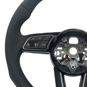 Volant sport à fond plat personnalisé pour <span class=keywords><strong>Audi</strong></span> A3 A6 C7 S4 B9 <span class=keywords><strong>S7</strong></span> A5 B8.5 RS3 SQ5 - Product Image 3