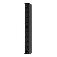 Haut-parleur de colonne acoustique V 270W avec armoire ABS pour centre de conférence Haut-parleur de colonne de renforcement sonore