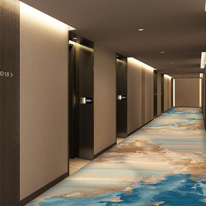 พรมไนลอนพิมพ์ลายผลิตด้วยเครื่องจักร ซักได้ กันลื่น ป้องกันคราบสกปรก ต้านเชื้อแบคทีเรีย สำหรับห้องประชุม - Product Image 6